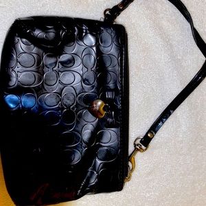 Coach Purse w/ heart pendant